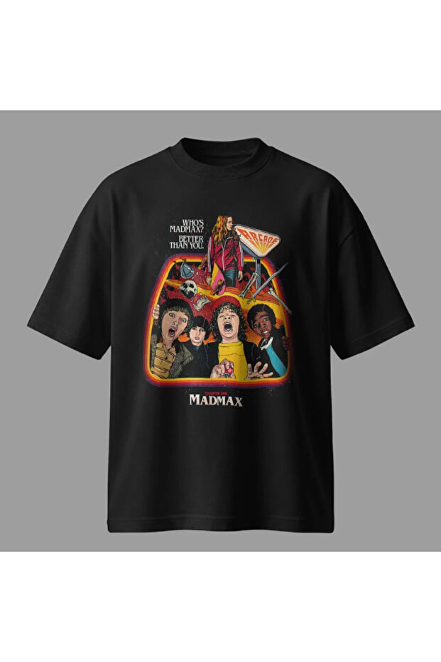 Butcher Billy Madmax Stranger Things Oversize Tişört - 2