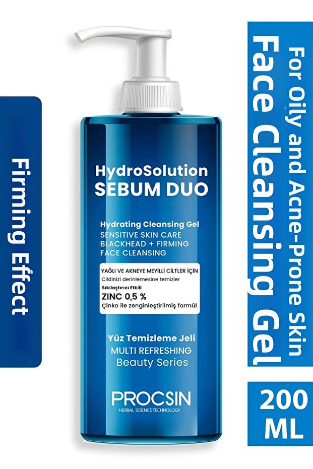 Hydrosolution Face Cleansing Gel (200) Ml - 1