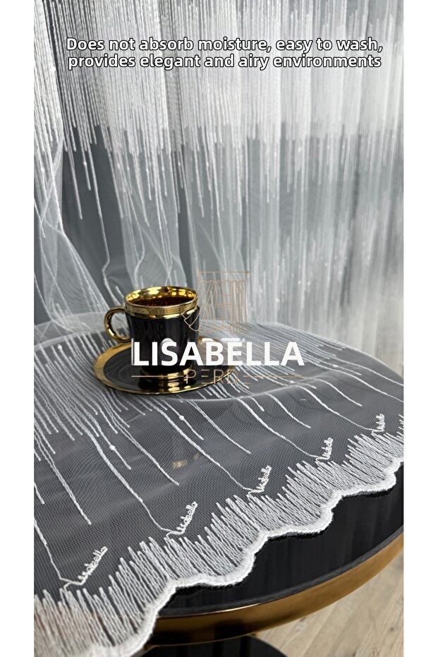 تول Linea Broderia (خياطة سادة بدون طيات) لا يتطلب الكي