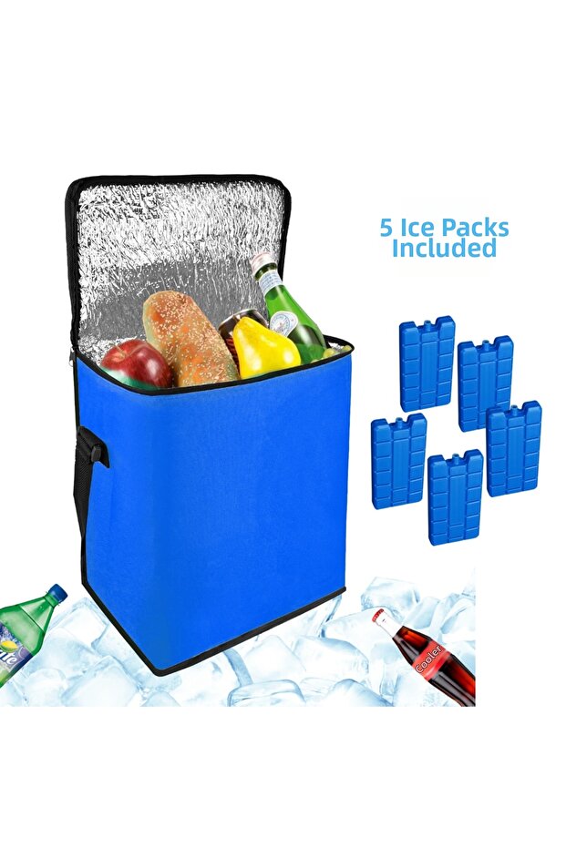 Cold Holder Insulated Thermos Bag 25 Lt Cool Holder Auto Vehicle Thermos Bag For Camping Picnic Beach