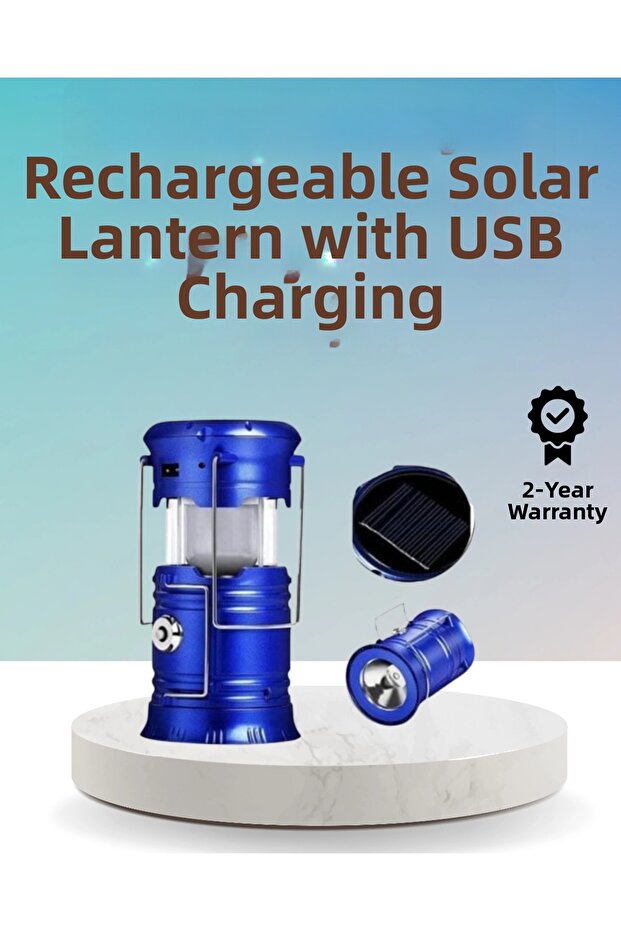 عربة كهربائية تعمل بالطاقة الشمسية - متعددة الوظائف، قابلة للطي، متينة، مزودة بمنفذ USB