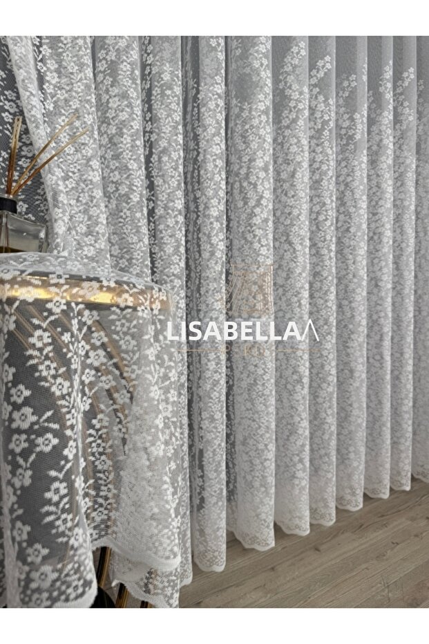 Daisy Breeze (1X3 Pile) Knitted Tulle Curtain - New Series