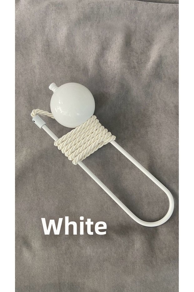 Metal Curtain Rod Accessory Attached to the Cornice 1 Piece (Easy Installation Without Drilling the Wall)