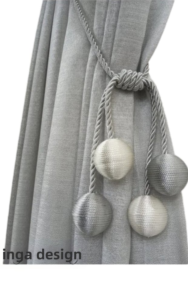 Double Breasted Cornice Tactical Binding with Four Balls Rope Cord