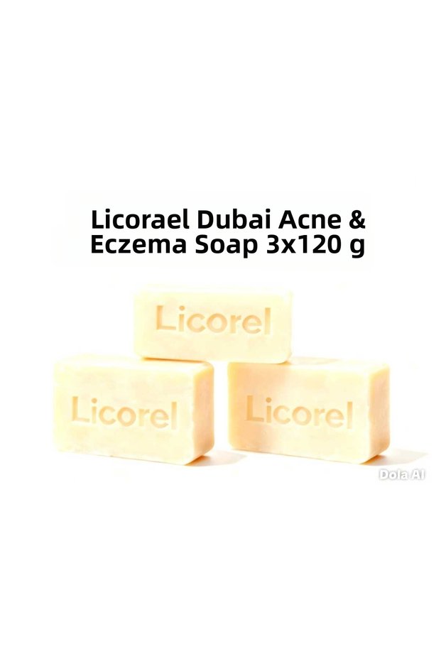 Licorael Dubai Anti-Acne Cica Soap Set of 3 120 g – for Skin Prone to Acne