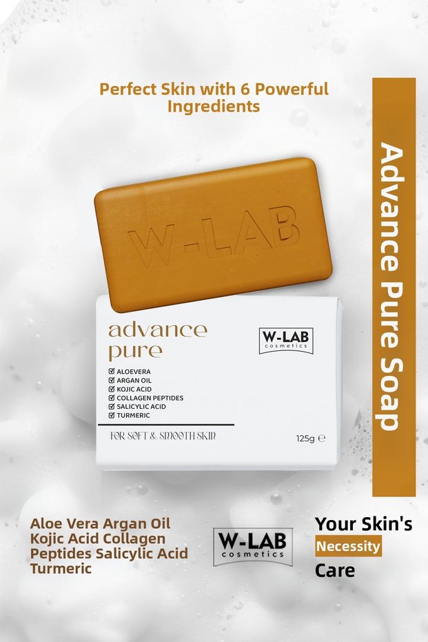 Advance Pure Aloe Vera, Argan Oil, Kojic Acid, Collagen, Salicylic Acid, Turmeric Multi Soap 125 g