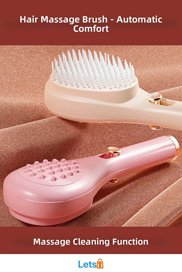 مشط تنظيف الشعر مع خاصية التدليك الأوتوماتيكي - 1