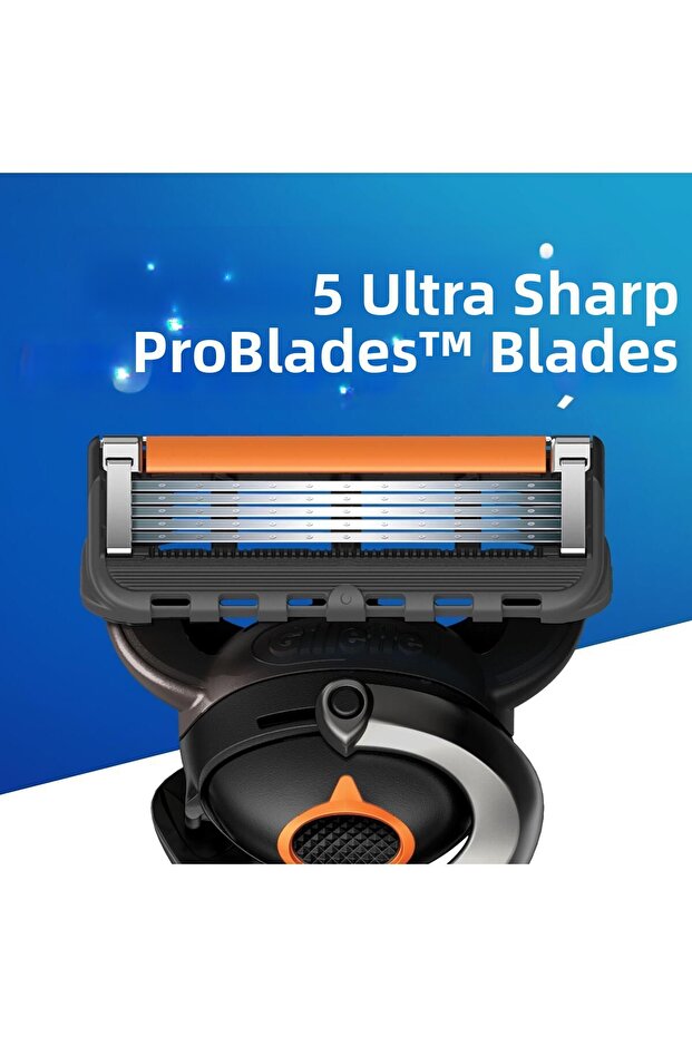 ماكينة حلاقة Fusion Proglide Flexball (5 شفرات) مع عبوتين احتياطيتين - 5