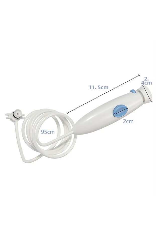 WHITE Water Flosser Dental Water Jet Replacement Tube Hose Handle for Waterpik WP-100 WP-900 Irrigad