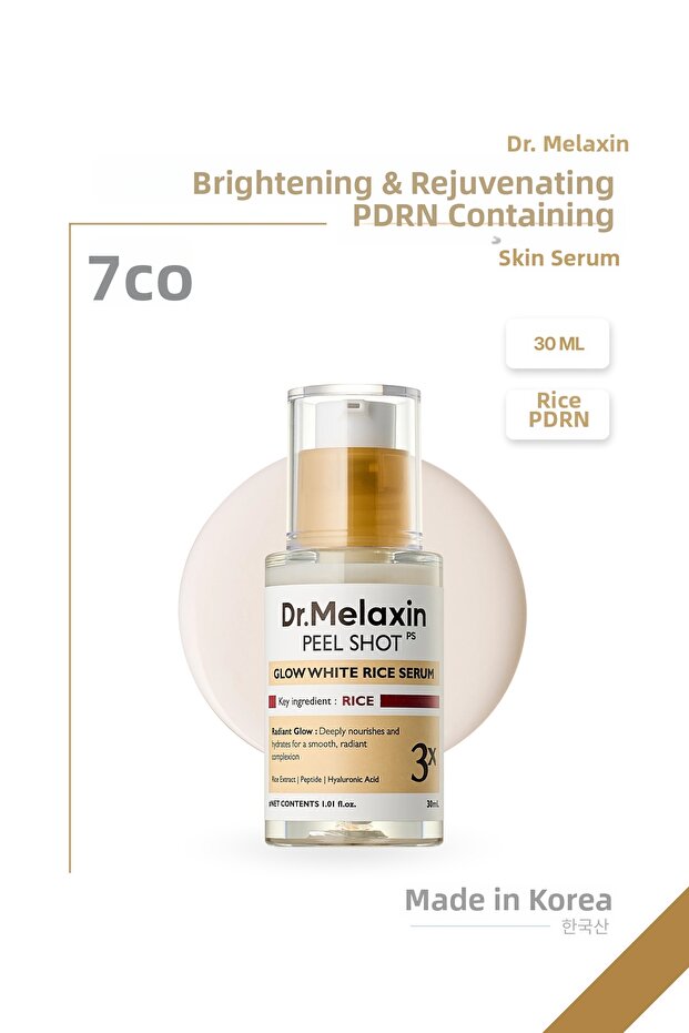 Smoothing Glass Skin Effective Serum with Rice and Pdrn 30 ml