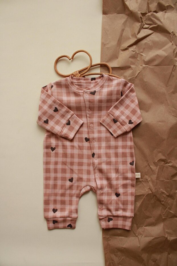 Beige Heart Series Jumpsuit