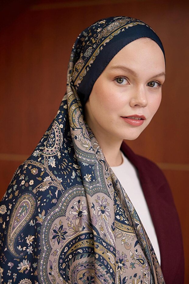 Winter Bloom Soft Şal 3070 - 1