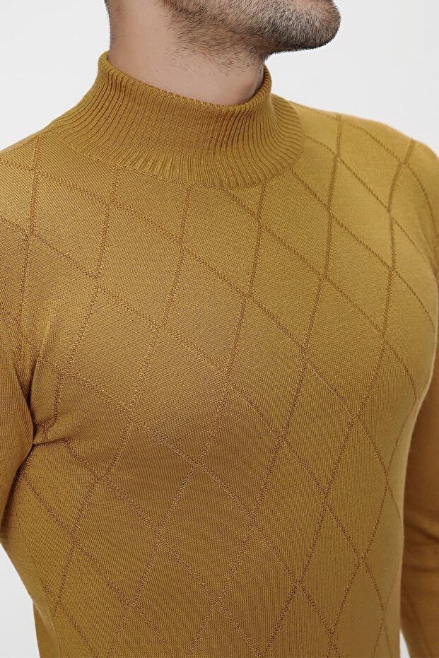 TR 838 Camel Balıkçı Triko - 4