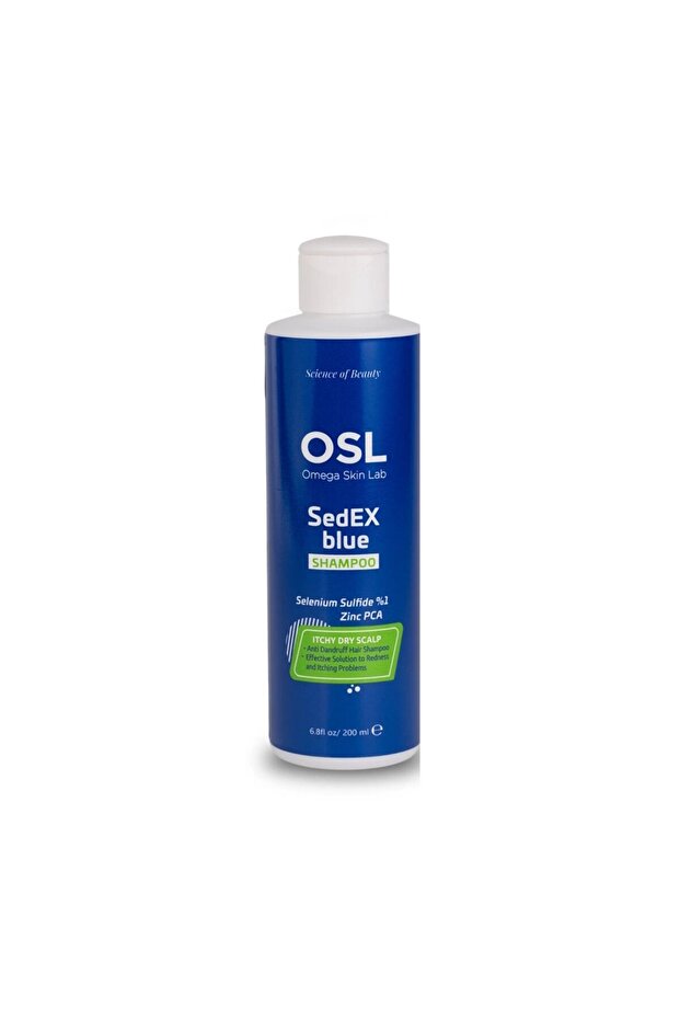 Omega Skin Lab Sedex Blue Effective Care Shampoo Against Dandruff 200 ml