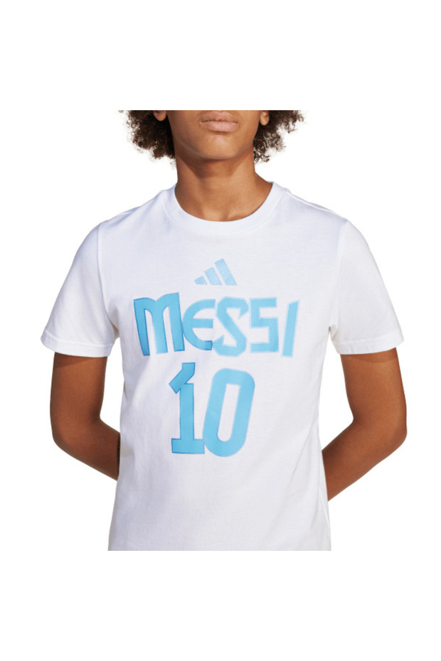 Messi Name and Number Graphic Tee Kids - 5