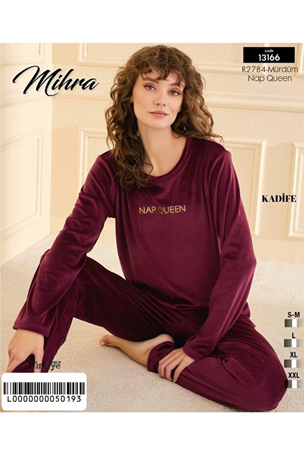 KADİFE BASIC PİJAMA TAKIMI - 1