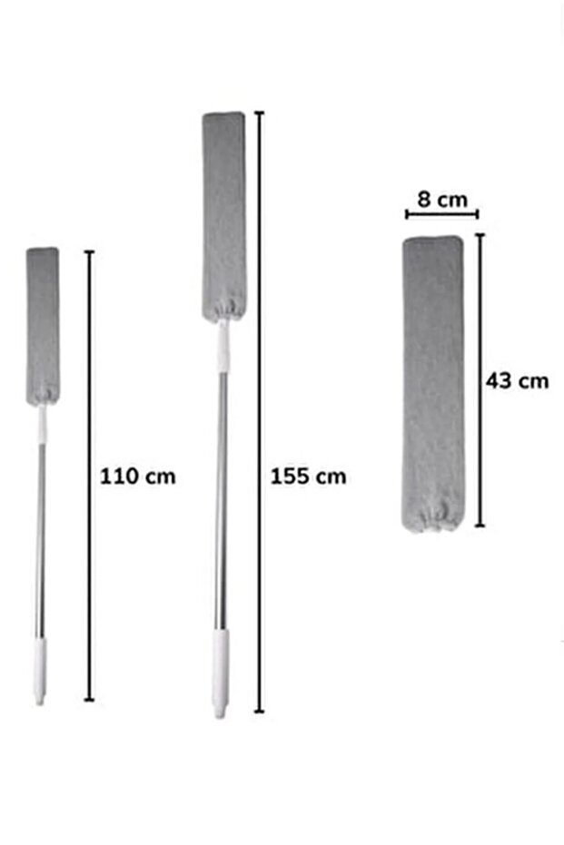 (مع 1 عبوة) فرشاة غبار عملية لتنظيف رف زاوية السطح المجوف مع رأس من الألياف الدقيقة - 7