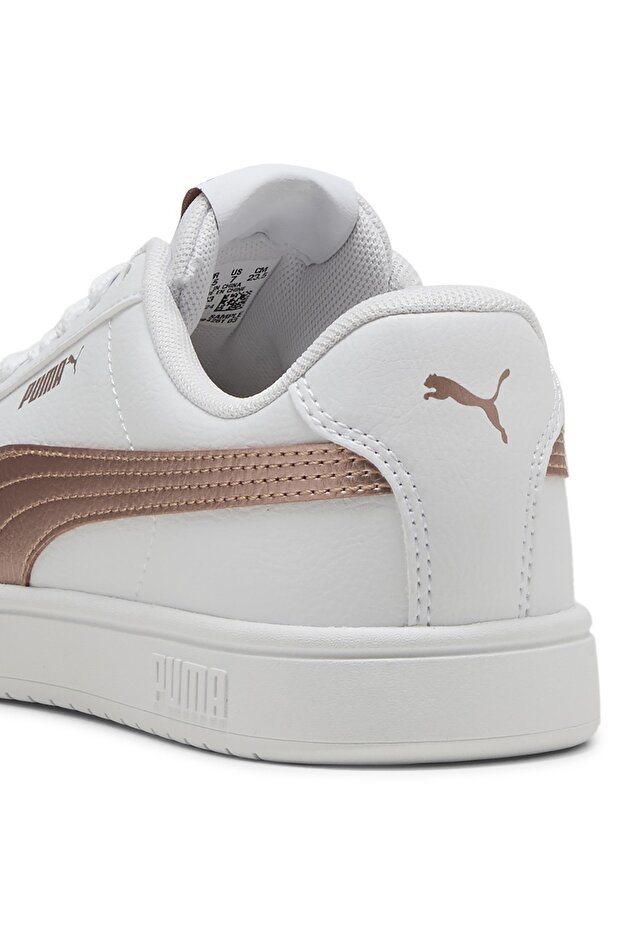 Rickie Classic 394251 Sneaker Unisex Spor Ayakkabı BEYAZ-ALTIN - 5