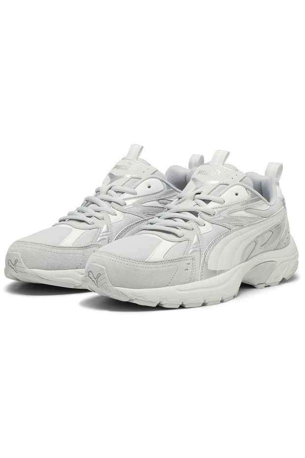 Milenio Tech Suede Erkek Beyaz Sneaker Ayakkabı 39348902 - 4