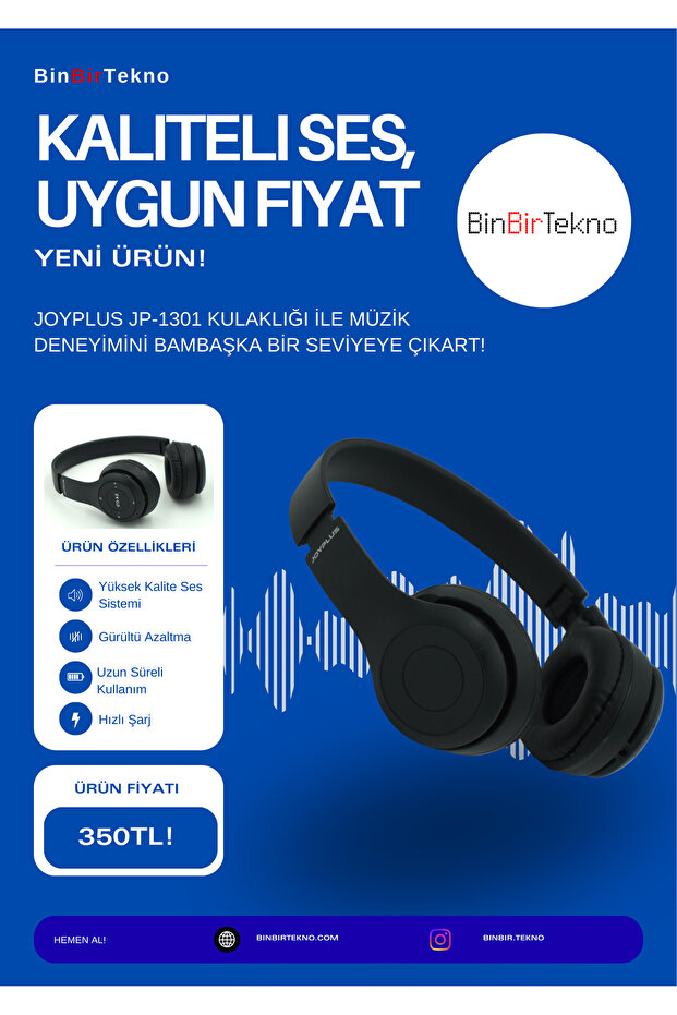 JP-1301 P47 bluetooth kulaklık - 2