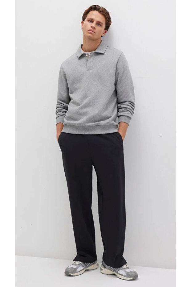 M0010462 Basic Erkek Eşofman Altı SİYAH - 3