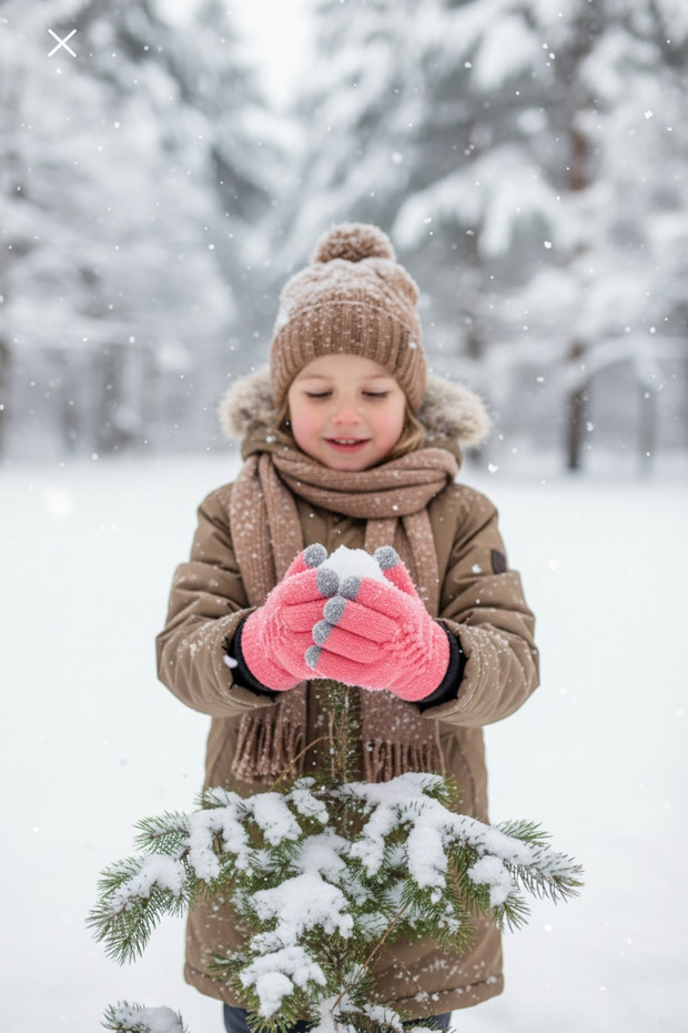 Knitwear Kids Gloves 6-12 Years