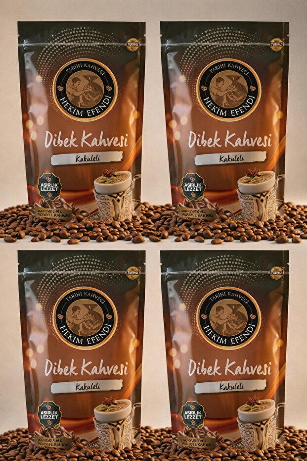 Dibek Coffee with Cardamom 200 Gr 4-Pack Deal
