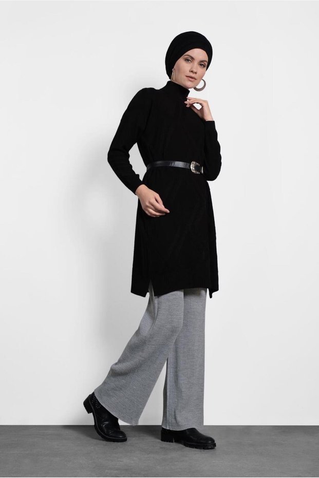 Fishing Neck Thin Knitting Tunic 40072