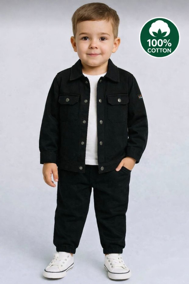 The 3-Piece Children's Set Is Seasonal Fabric and of Super Quality.