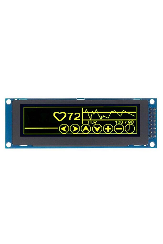 شاشة OLED حقيقية صفراء مقاس 3.12 بوصة بدقة 256*64 نقطة، وحدة عرض LCD رسومية، شاشة LCM طراز SSD13