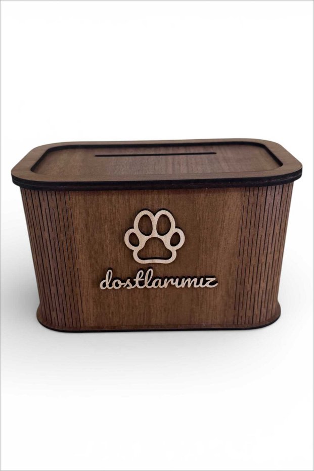 Food Piggy Bank for Our Feline Friends, Laser Cut Modern Design