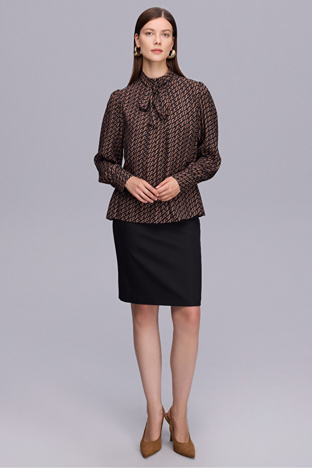 2343 BLUZ MONOGRAM DESEN - 3