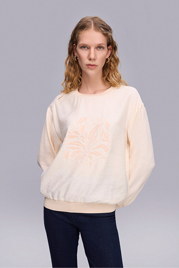 2275 BLUZ KREM - 1