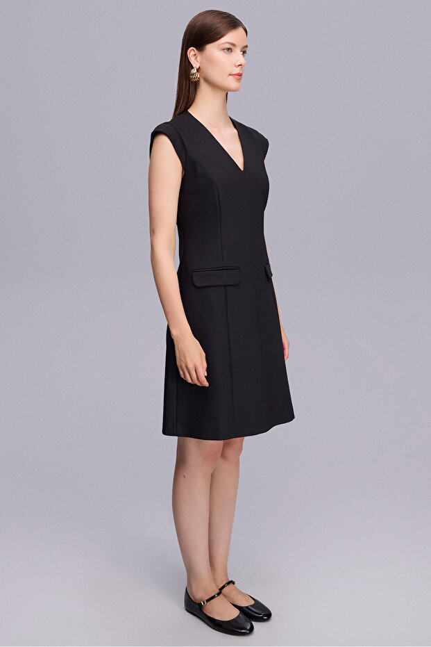 1704 ELBİSE SİYAH - 3