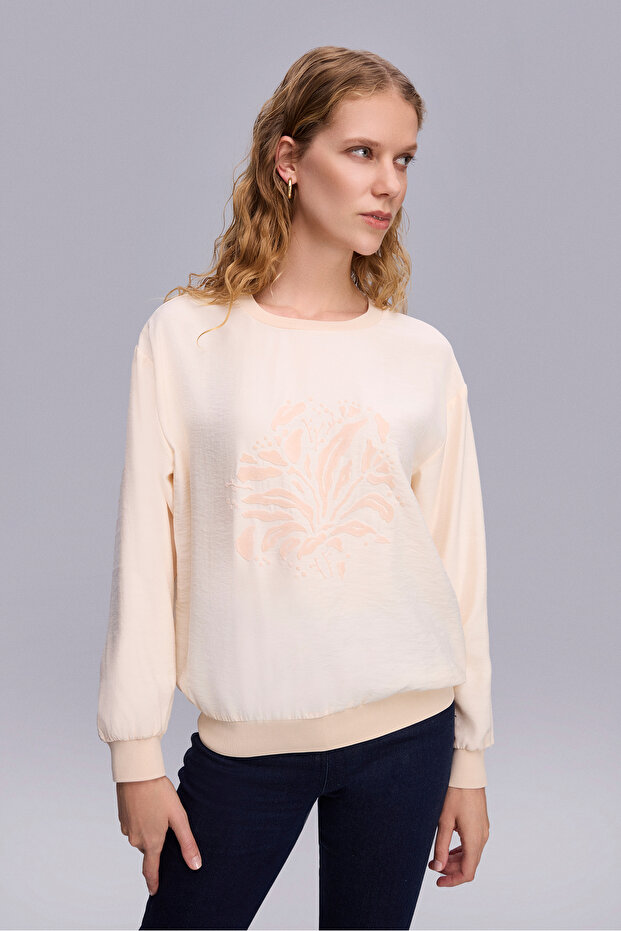 2275 BLUZ KREM - 3