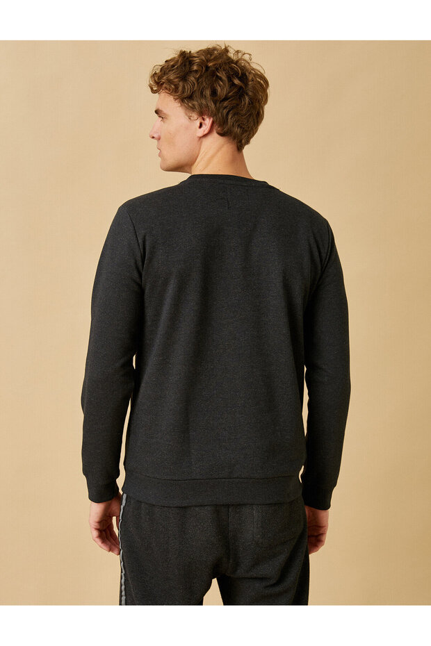 Basic Sweatshirt Pamuklu - 4