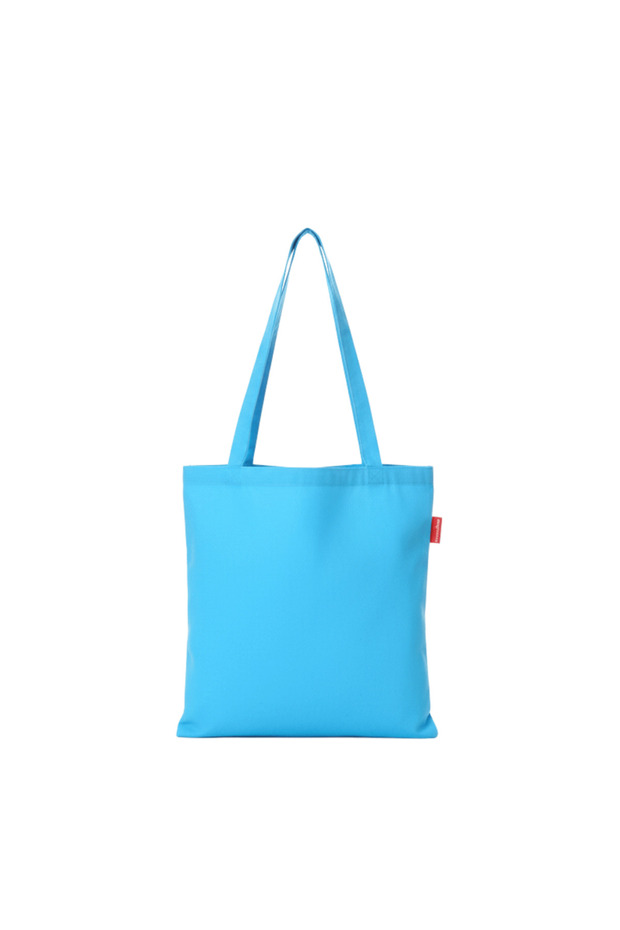 Baskısız Turkuaz Bez Çanta - 1