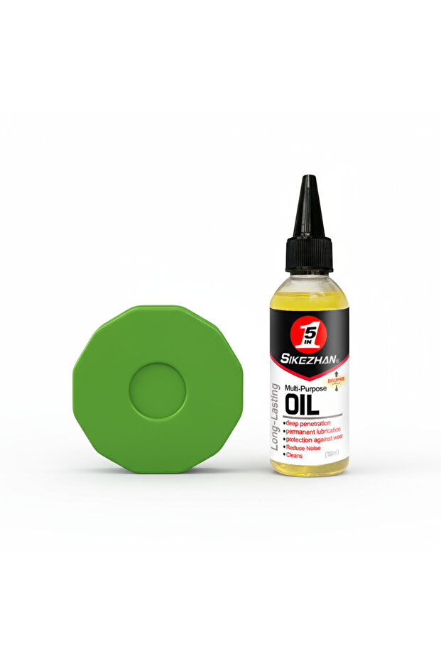 full set Bicycle Chain Lubrication Kit – Chain Oiler Roller Tool with 100ml Bike Chain Lubricant for