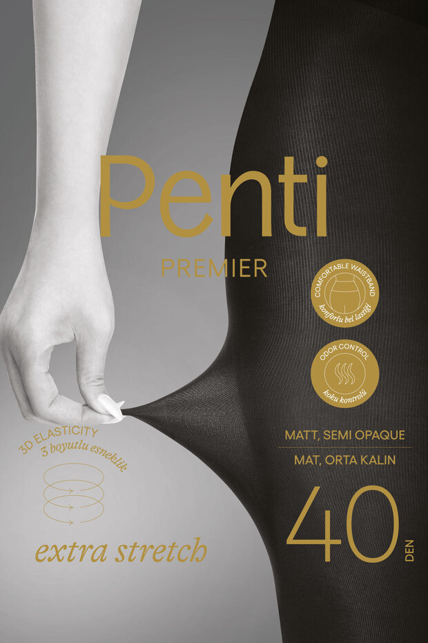 Premier Extra Stretch Külotlu Çorap - 6