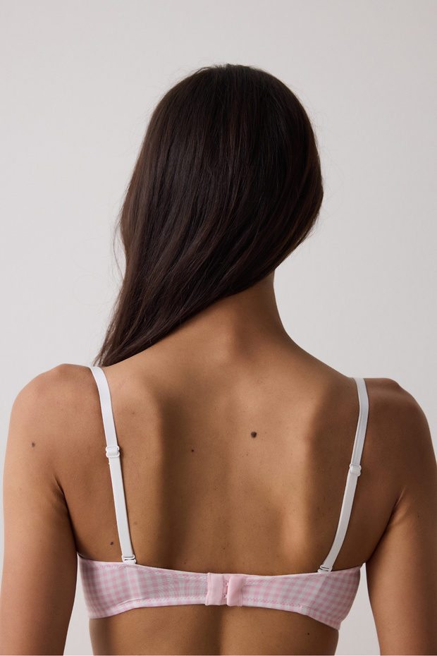 Bloom Printed Pembe Sütyen - 6