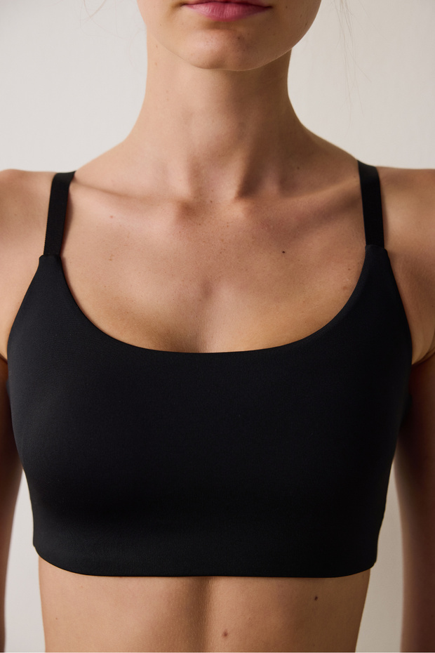 Basic Siyah Spor Sütyen - 3