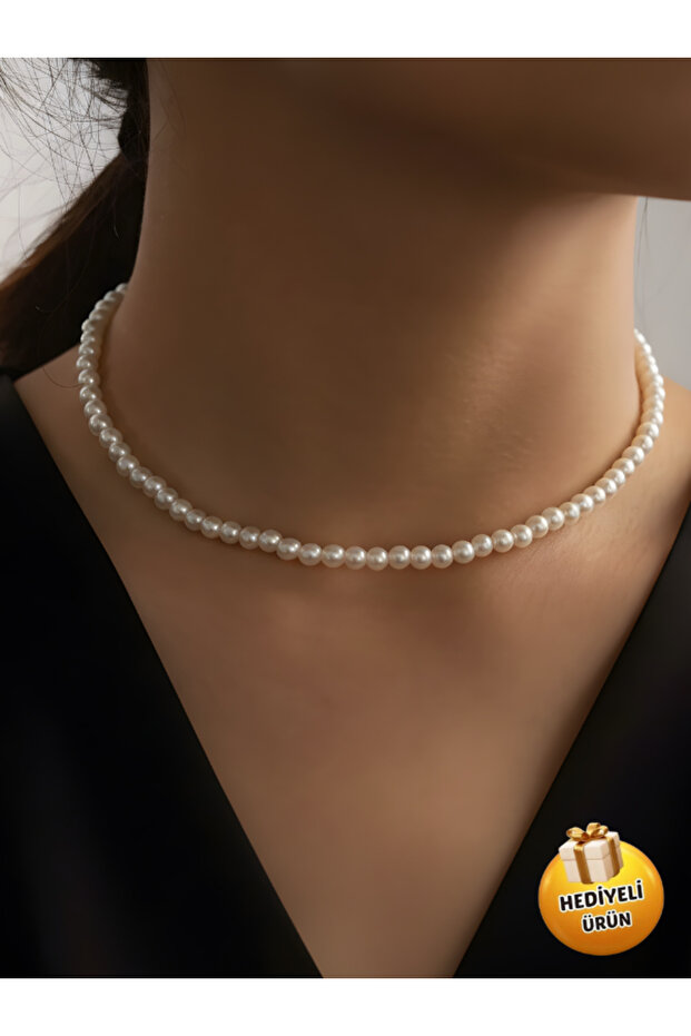 Women's Pearl Necklace 45 cm
