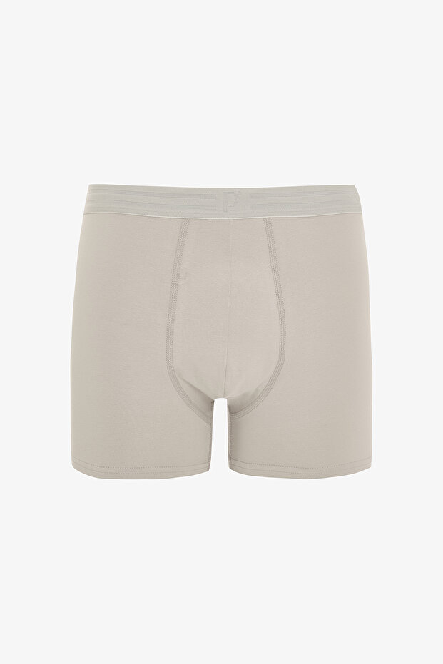 Erkek Pamuklu Basic Çok Renkli 2li Boxer - 3