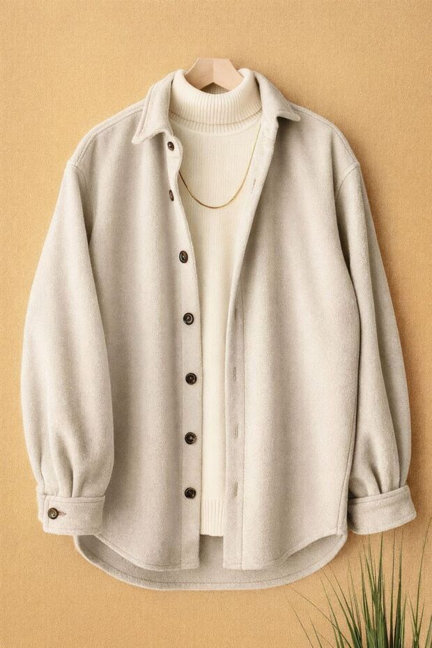 oduncu Kalın Kışlık Hakiki Gömlek - 1