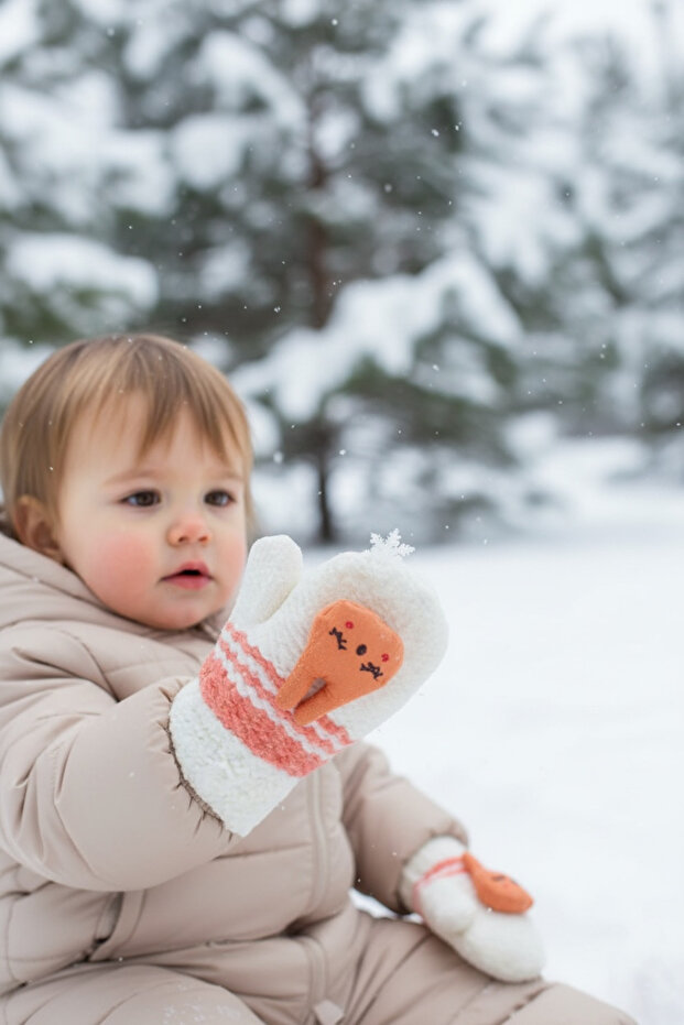 Bebek tek parmak eldiven - 8