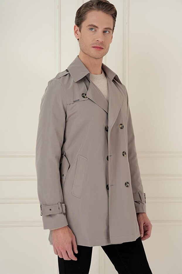 TRENÇKOT 04 Bej Pardösü - 3