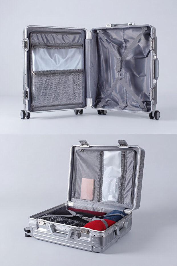 Bold PC Policarbon Kabin Boy Valiz Silver - 6