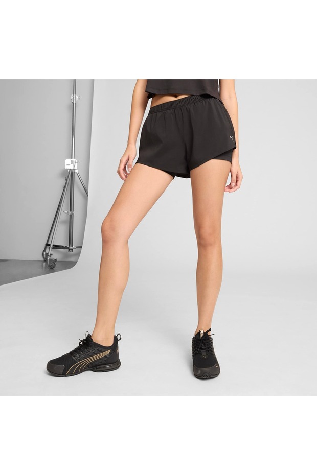 Kadın 2'si 1 Arada Koşu Şortu - 5