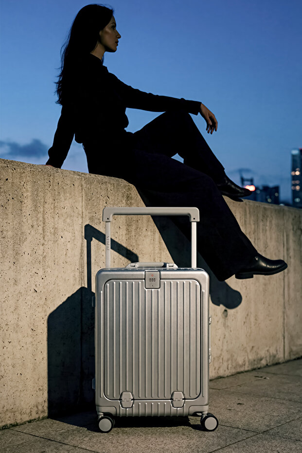 Bold PC Policarbon Kabin Boy Valiz Silver - 9