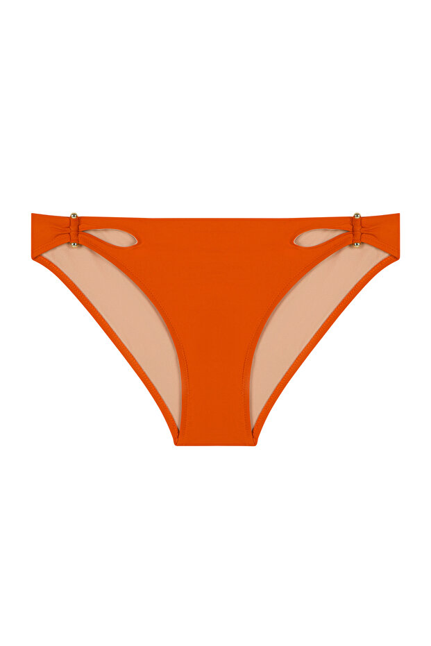 Turuncu Arty Side Bikini Altı - 4